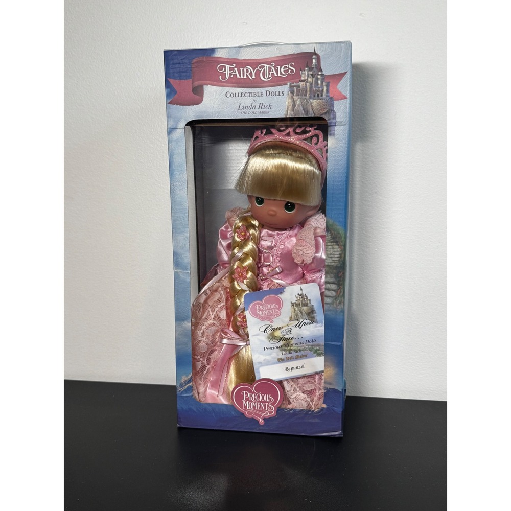 Precious Moments Rapunzel Fairy Tales Doll by Linda Rick The Doll Maker Pink New